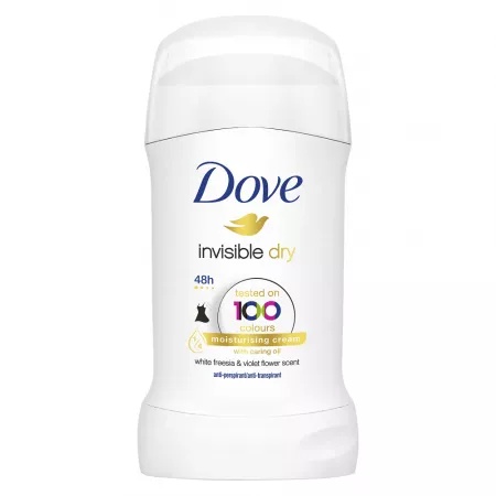 Antiperspirant stick Invisible Dry, 40 ml, Dove