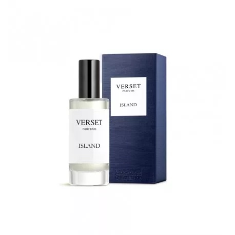 Apa de parfum barbati Island, 15 ml, Verset