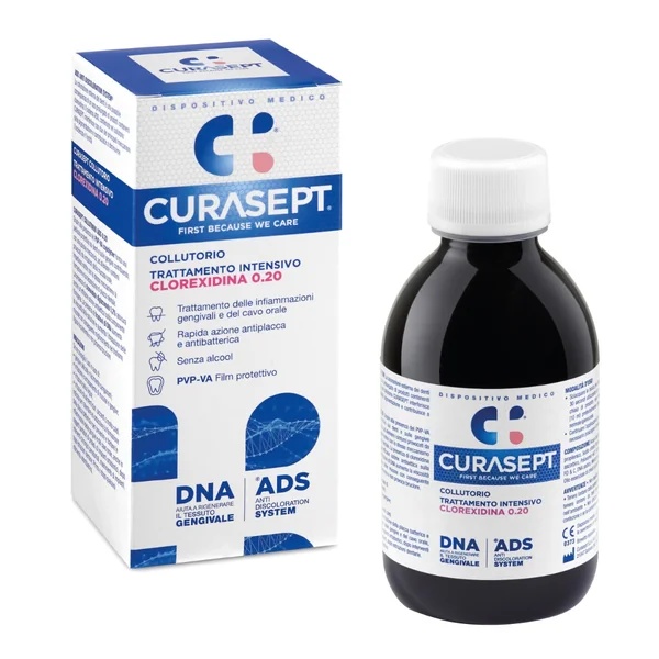 Apa gura ADS 220 cu 0.2% CHL, 200ml, Curasept