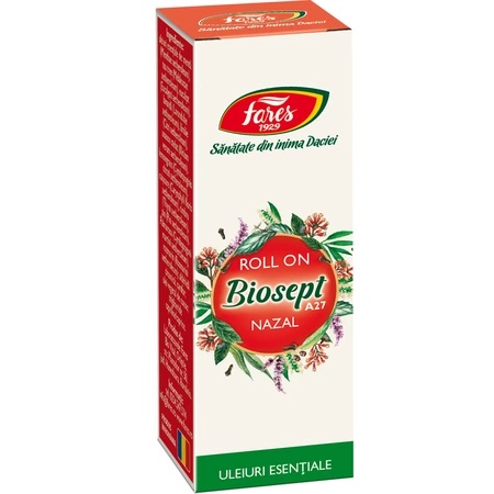 Biosept Nazal ulei roll-on A27, 5ml, Fares