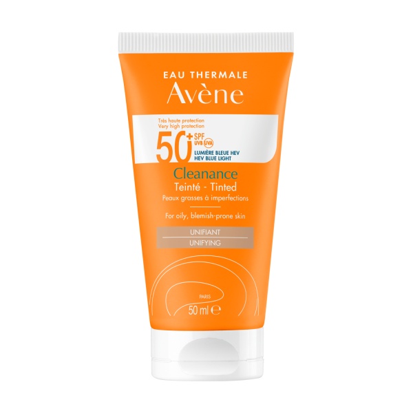 Crema nuantatoare cu SPF50+Triasorb Cleanance, 50 ml, Avene