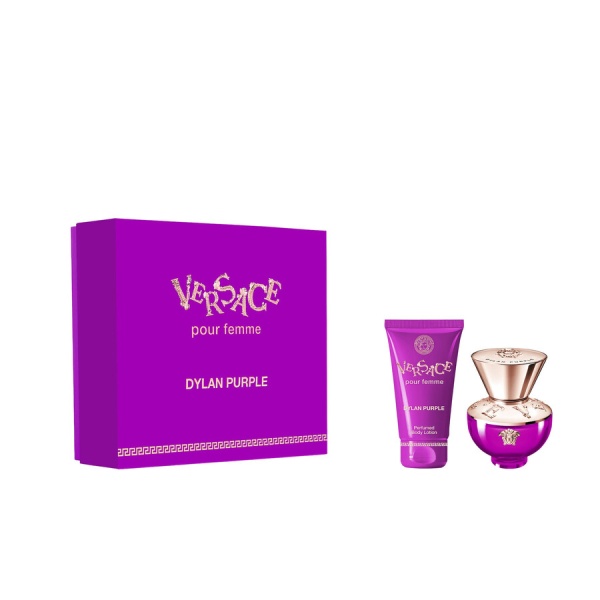 Dylan Purple Set Cadou Femei Apa de parfum 30 ml + Loțiune de Corp 50 ml, Versace