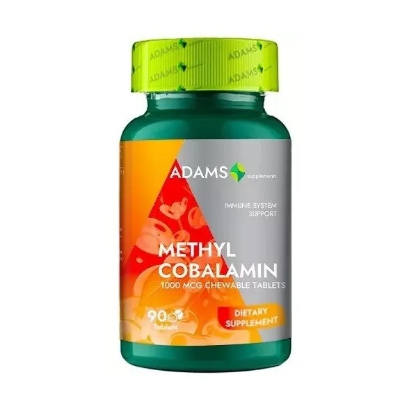 Metilcobalamina 1000mcg, 90 tablete, Adams