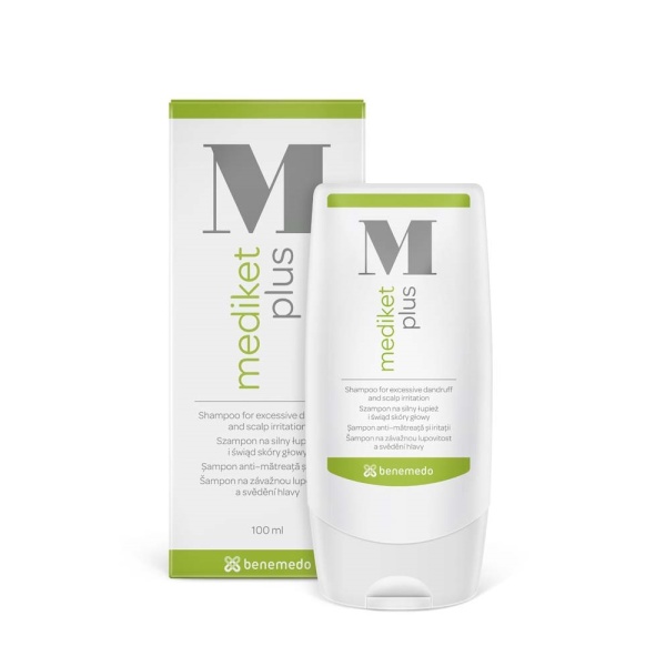 Sampon dermatologic anti-matreata si iritatii - Mediket Plus, 100 ml, Benemedo