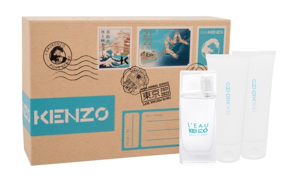 Set L'Eau pour Femme Apa de toaleta 50 ml + 2 x Gel de dus 75 ml, Kenzo