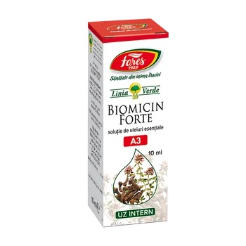 Ulei Biomicin Forte, A3, 10 ml, Fares