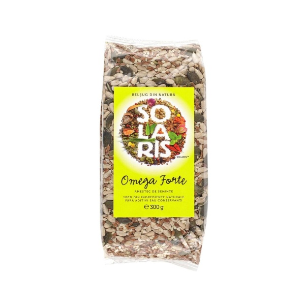 Amestec de seminte Omega Forte, 300 g, Solaris