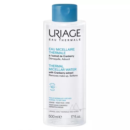 Apa micelara termala pentru ten normal-uscat, 500 ml, Uriage