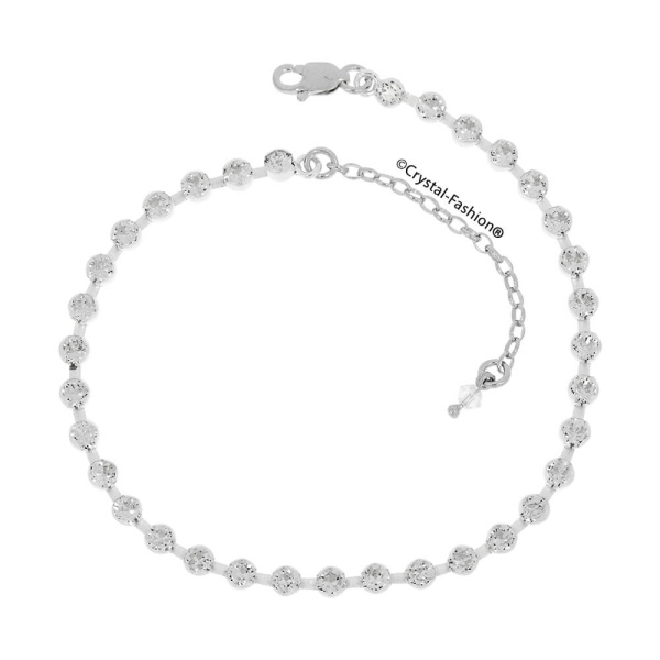 Bratara Line Bracelet din argint, 4371, Crystal