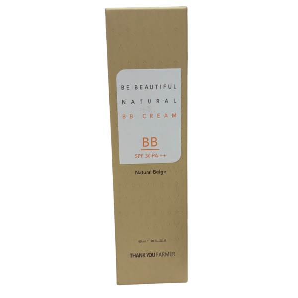 Crema de fata Be Beautiful Natural BB Cream, 40ml, Thank You Farmer