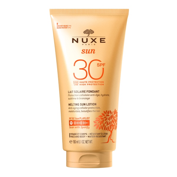 Lotiune cu protectie solara pentru fata si corp SPF30 Sun, 150 ml, Nuxe