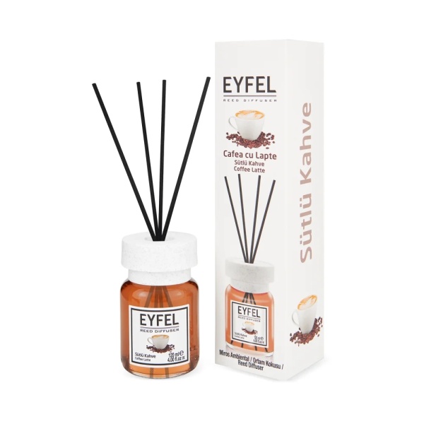 Odorizant cameră Eyfel Cafea cu lapte, 120ml, Eyfel