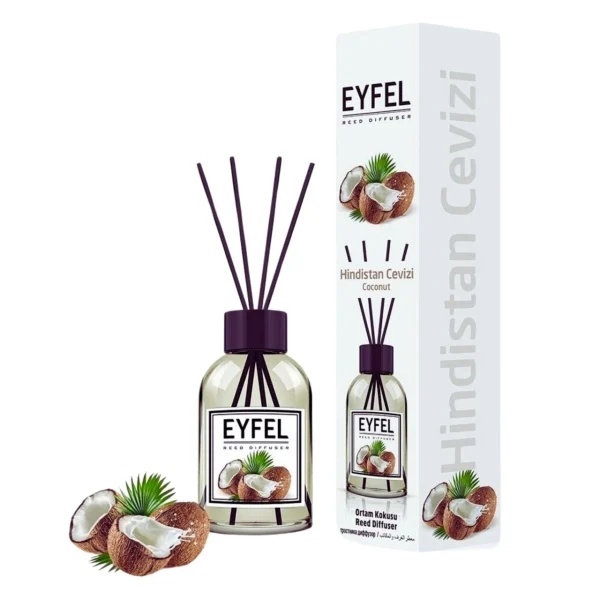 Odorizant de camera cu bete aroma de cocos, 110 ml, Eyfel