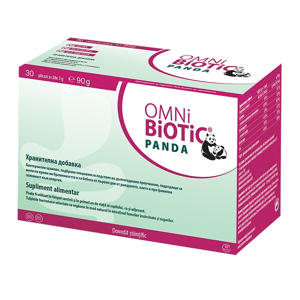 Omnibiotic Panda, 30 plicuri, Institut Allergosan