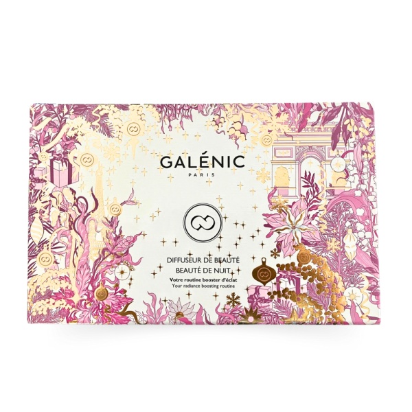 Pachet Crema cu efect de luminozitate Diffuseur de Beaute, 50ml + Gel chrono-activ pentru noapte Beaute de Nuit, 50ml, Galenic