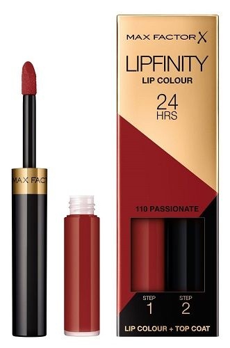 Ruj rezistent la transfer Lipfinity 110 Passionate, Max Factor
