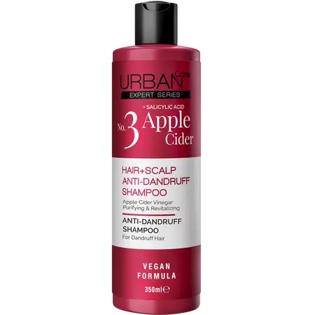 Sampon anti-matreata cu cidru de mere, Nr.3 Apple Cidre, 350 ml, Urban Care
