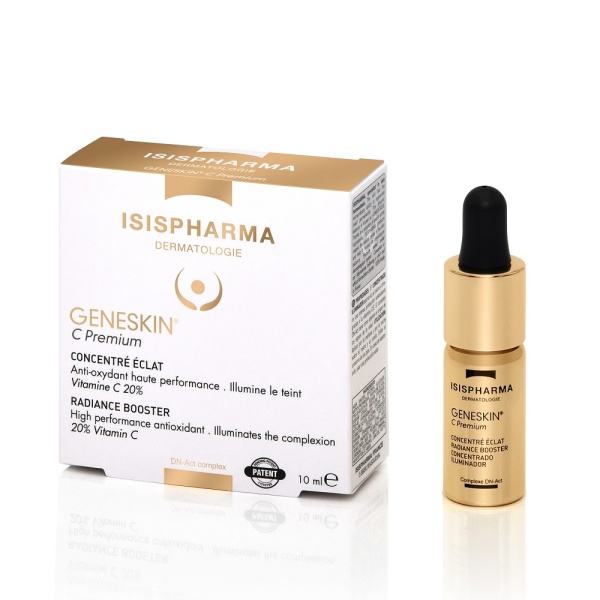 Ser concentrat cu efect iluminator GeneSkin C Premium, 10ml, Isis Pharma