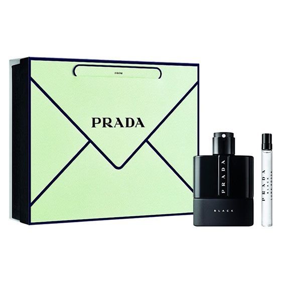 Set Luna Rossa Black Apa de parfum 100 ml + Apa de parfum 10 ml, Prada
