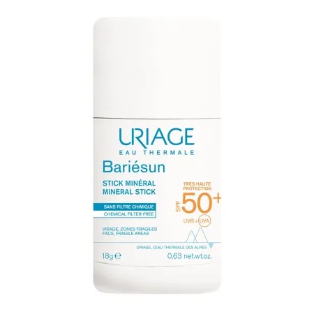 Stick mineral pentru protectie solara SPF50 Bariesun, 18 g, Uriage