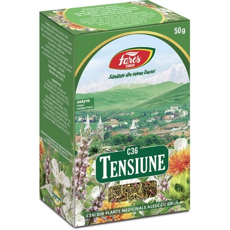 Ceai pentru tensiune C36, 50 g, Fares