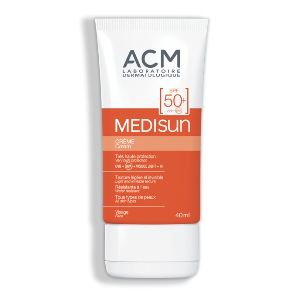 Crema pentru protectie solara cu SPF 50+ Medisun, 40 ml, Acm