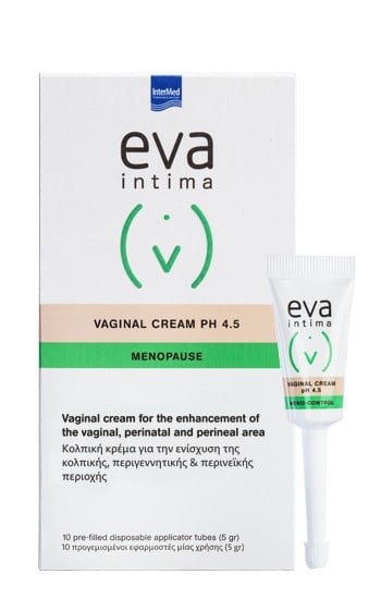 Crema vaginala Meno Control, 10 aplicatoare, Eva Intima