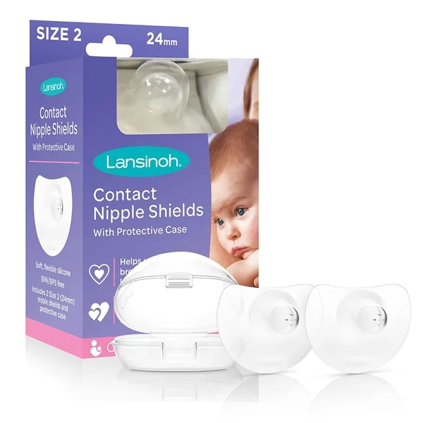 Protector mamelon 24mm, 2 bucati, 70173, Lansinoh