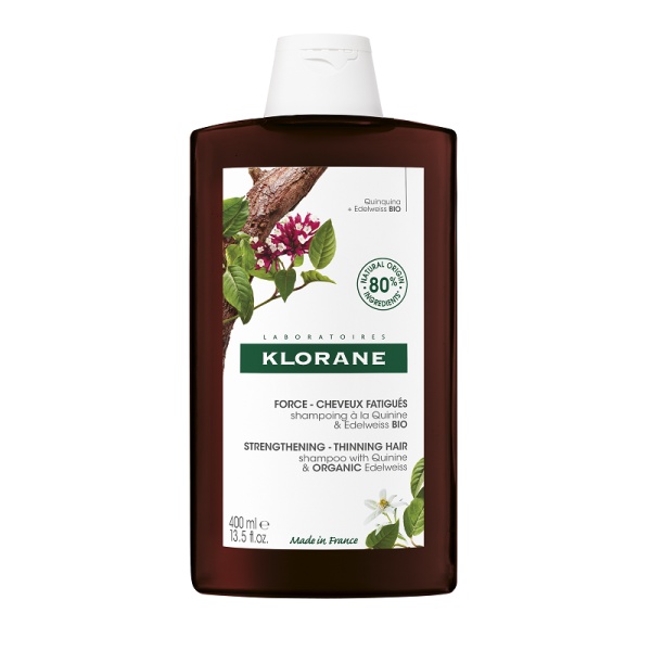 Sampon chinina si floare de colt Bio, 400 ml, Klorane