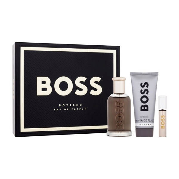Set Bottled Apa de parfum 100 ml + Apa de parfum 10 ml + Gel de Duș 100 ml, Boss