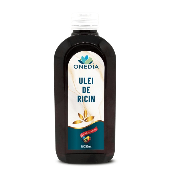 Ulei de Ricin 100%, 250 ml, Onedia