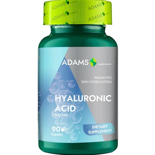 Acid Hialuronic 100mg, 90 capsule, Adams