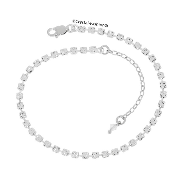 Bratara Line Bracelet din argint, 4362, Crystal