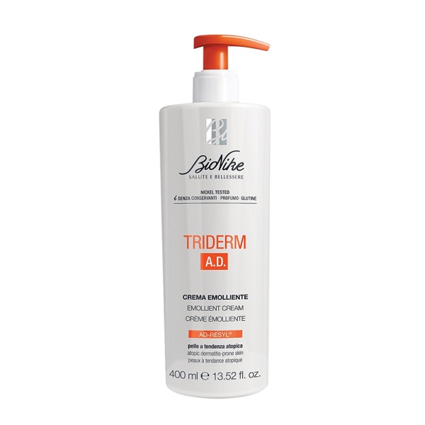 Crema emolienta pentru dermatita atopica Triderm AD, 400ml, Bionike