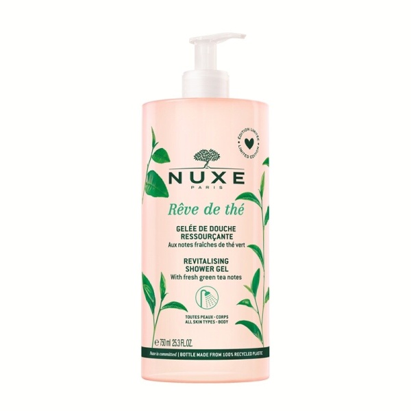 Gel de dus cu proprietati revitalizante Reve de The, 750 ml, Nuxe