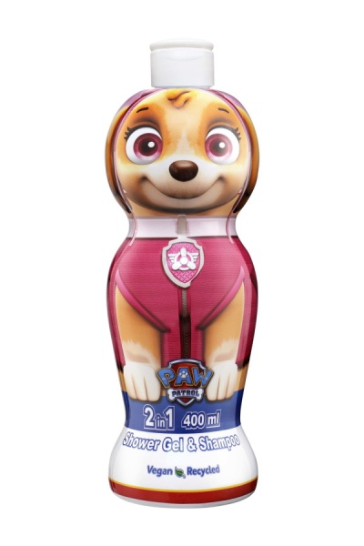 Gel de dus si sampon Paw Patrol Skye, 400 ml, Disney