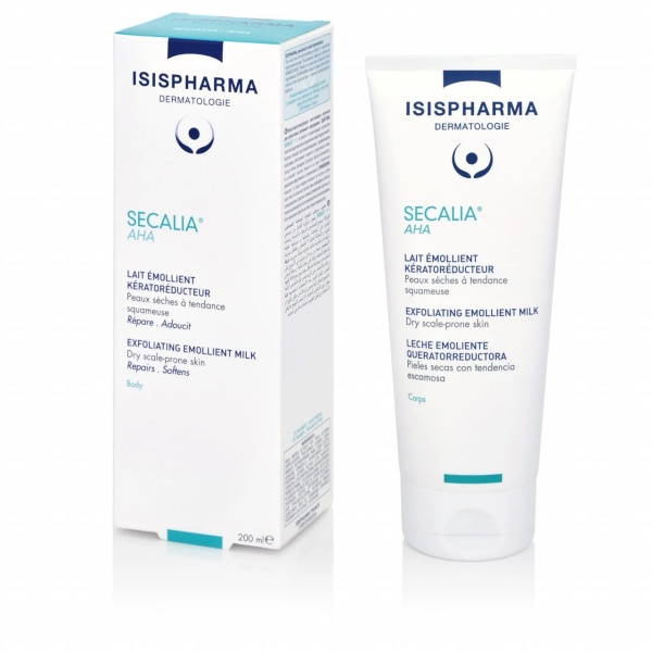 Lapte emolient Secalia AHA, 200ml, Isis Pharma