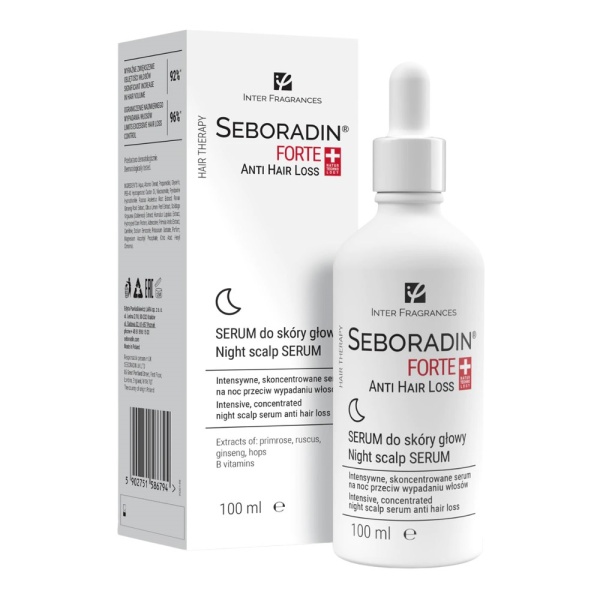 Ser impotriva caderii parului pentru noapte Forte, 100 ml, Seboradin