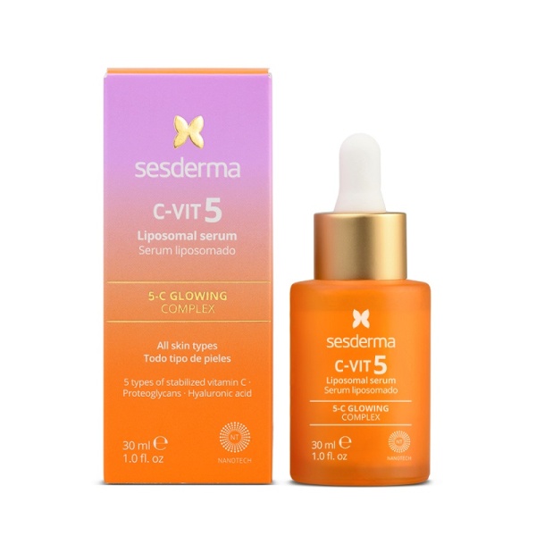 Ser lipozomal C-Vit cu 5 tipuri de Vitamina C, 30ml, Sesderma
