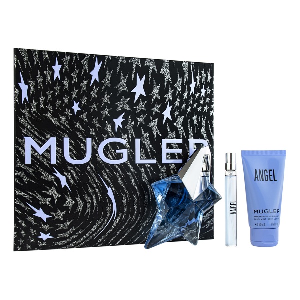 Set Angel Apa de parfum 50 ml + Mini EDP 10 ml + lotiune de corp 50 ml, Mugler