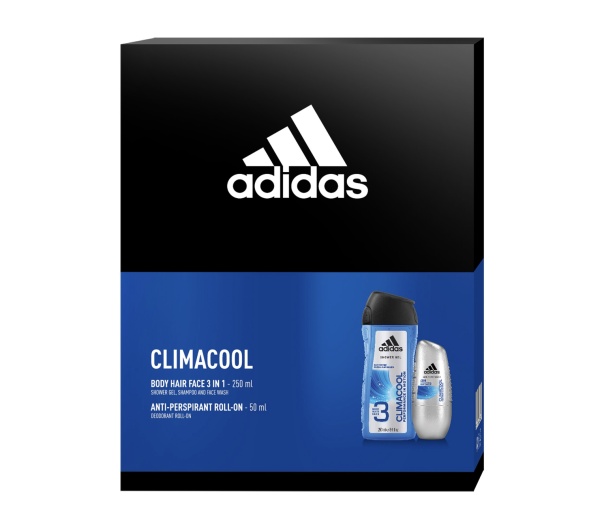 Set cadou Climacool, Barbati, Deodorant roll-on, 50 ml + Gel de dus, 250 ml, Adidas