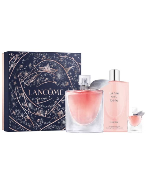 Set La Vie Est Belle Apa de parfum 100 ml + Loțiune de corp 200 ml + Mini EDP 4 ml, Lancome