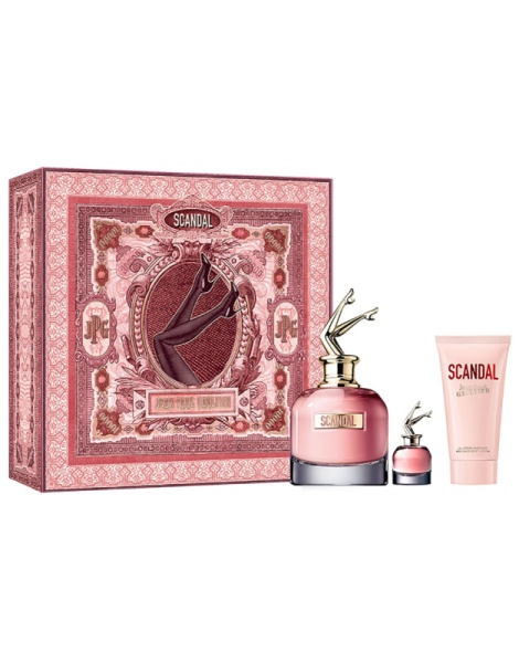 Set Scandal Parfum Set Apa de parfum 80 ml + lotiune de corp 75 ml + Mini EDP 6 ml, Jean Paul Gaultier