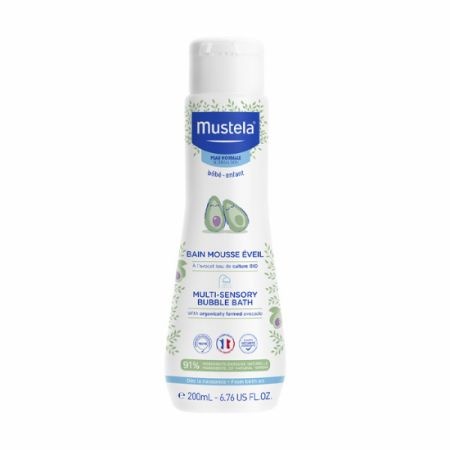 Spuma de baie multi-senzoriala, 200 ml, Mustela