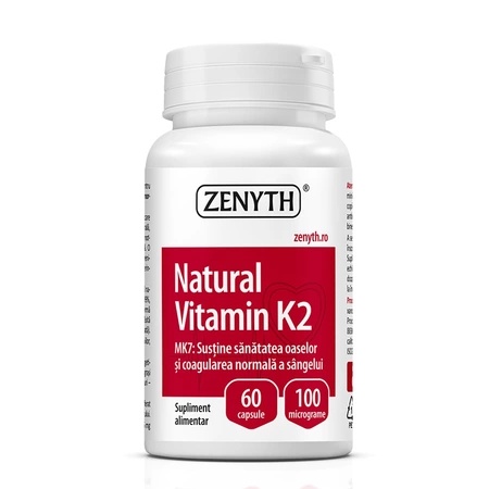 Vitamina K2, 60 capsule, Zenyth