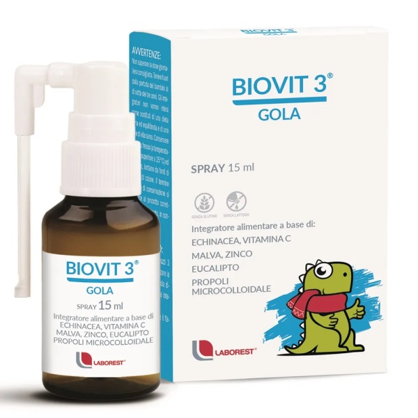 Biovit 3 Gola Spray, 15 ml, Laborest