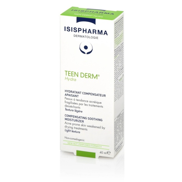 Crema pentru pielea predispusa la acnee Teen Derm Hydra, 40ml, Isis Pharma