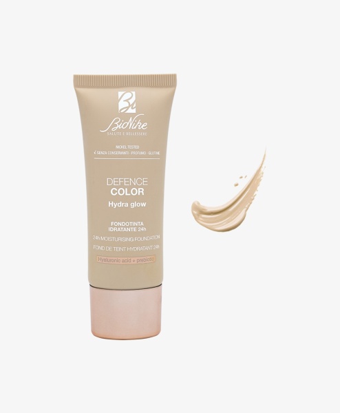 Fond de ten hidratant Hydra Glow Defence Color 101 Perle 30 ml, BioNike