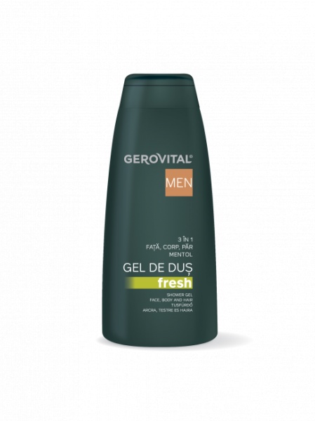 Gel de dus Fresh 3 in 1 Men, 451, 400ml, Gerovital