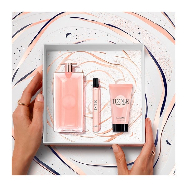 Idôle Set Cadou Femei Apa de toaleta 50 ml + Apa de toaleta 10 ml + Loțiune de Corp 50 ml, Lancôme